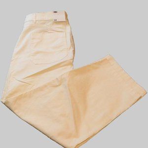 Old Navy Mid-Rise Slim Wide-Leg Chinos, Size 14